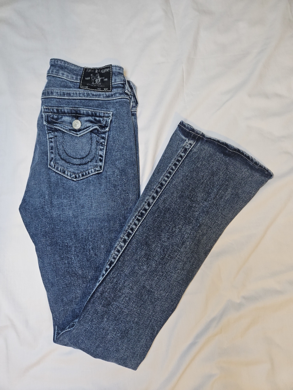 True Religion Women's Dark Blue Boot Cut Jeans